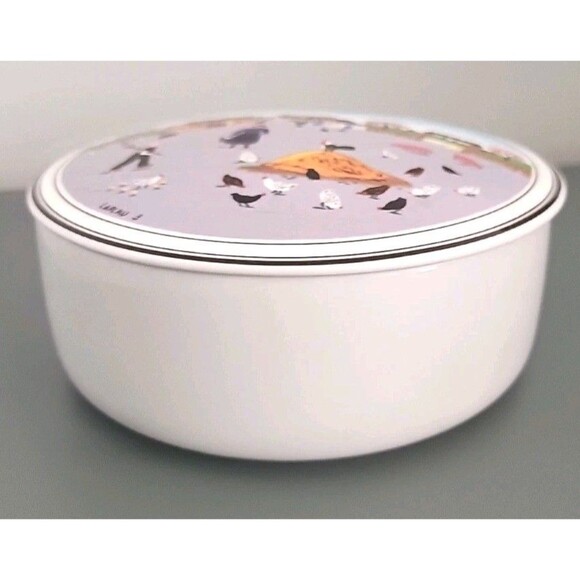 Villeroy & Boch 5" Farm Porcelain Trinket Box Dish Naif Signed LAPLAU3 - Picture 11 of 11